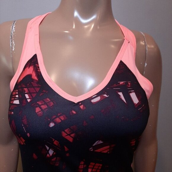 3/$20 XERSION Vneck Athletic Tank Top Geometric Racerback Sporty Womens Small - Picture 3 of 11